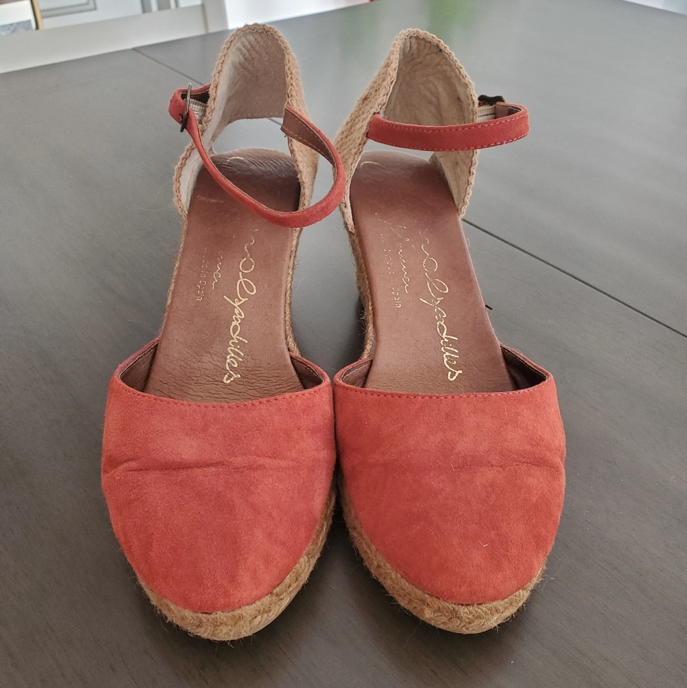 Gaimo Orange Espadrille Wedges Size EU 40/US 9